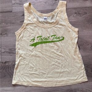 Vintage Bella Yellow Tank Top